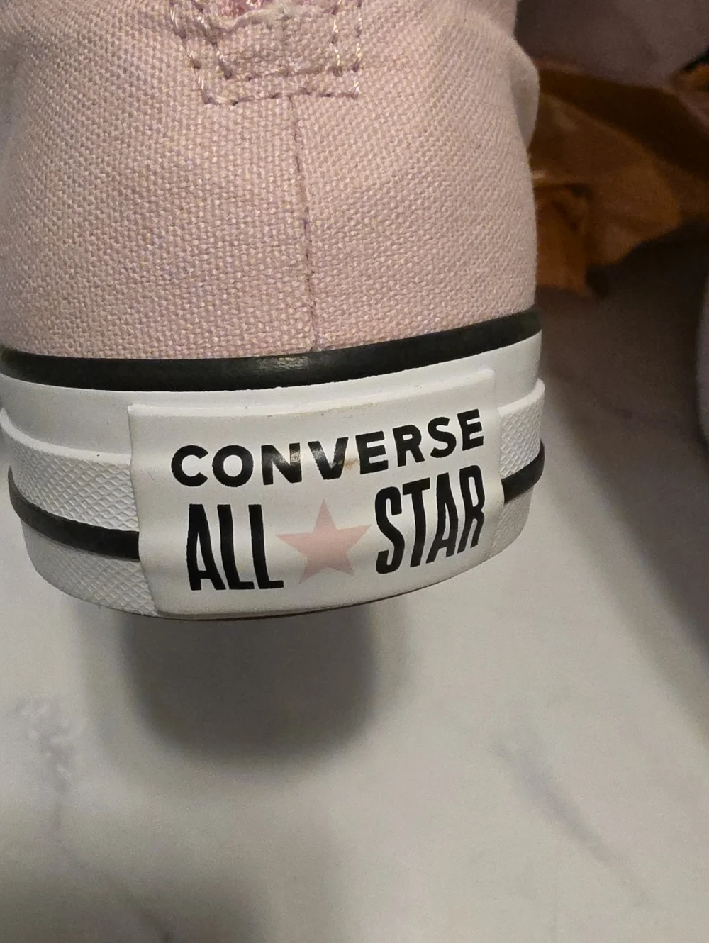 Converse All Star Light Pink Knee-High Lace-Up Canvas Sneakers Brand New No Tag